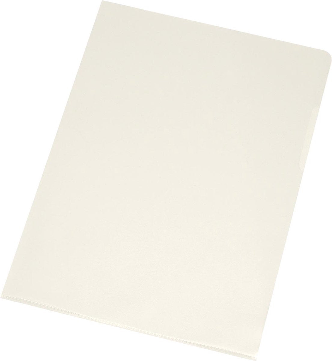 Q-connect l-map | glashelder | 120 micron | pak van 100 stuks