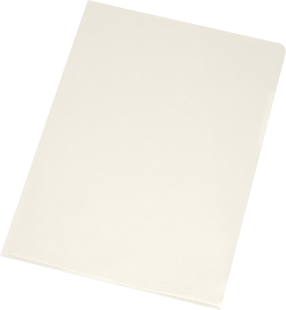 Q-connect l-map | glashelder | 120 micron | pak van 100 stuks