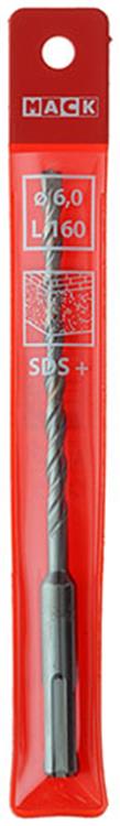 Mack 1018478 - hamerboor sds + ø 6,0 x 160 mm | 5 stuks