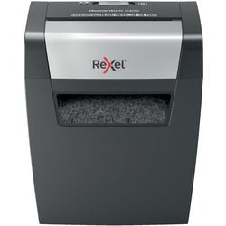 Rexel momentum x406 papierversnipperaar - p4 snippers - tot 6 vel - 15l - zwart