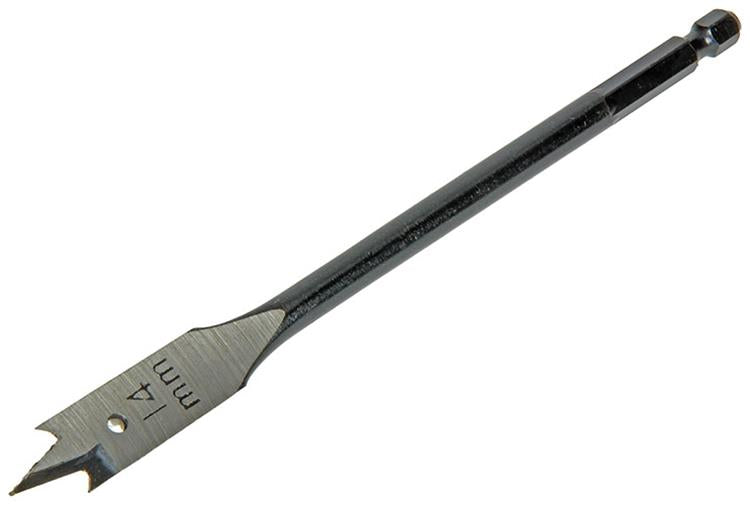 Mack 1018516 - platte houtboor din 7487 ø 14,0 x 160 mm | 5 stuks