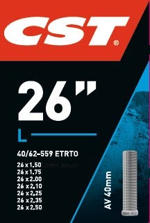 CST Binnenband av13 26 inch 40 62-559 av 40 mm 071301