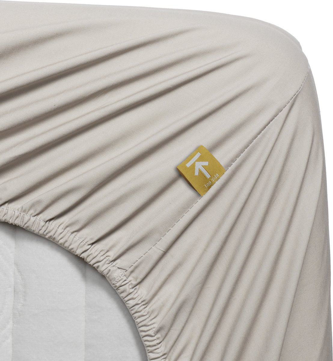 Beddinghouse percale katoen - hoeslaken - 90x220 - naturel