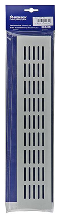 Renson 1006245 - ventilatiestrip alu ral 9010 381 80- 400mm | 2 stuks