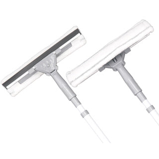 Clean home 2-in-1 raamwisser met telescopische steel | 2 stuks