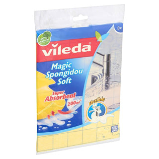Vileda spongidou magische sponsdoek 3 stuks