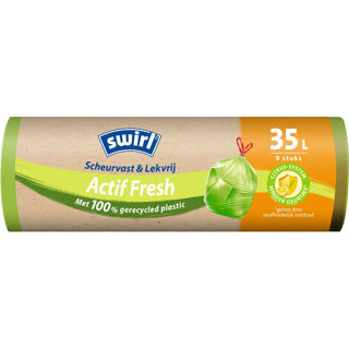 Swirl scheurvast lekvrij actiffresh 35l 9 stuks | 4 stuks