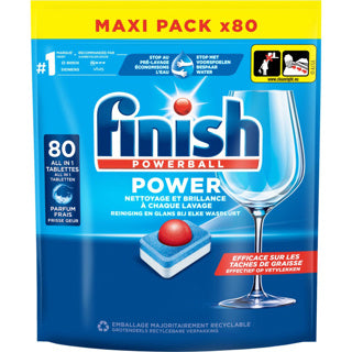 Afwerking vaatwastabletten power all-in-1 regular