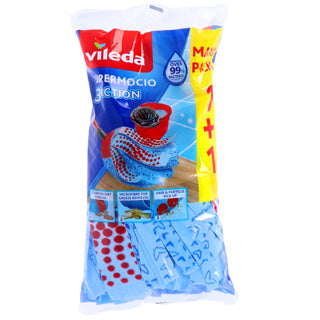 Vileda supermocio 3action dweil 2 stuks