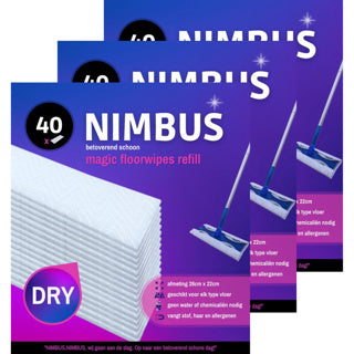 Nimbus magische vloerdoekjes navulling 120 stuks