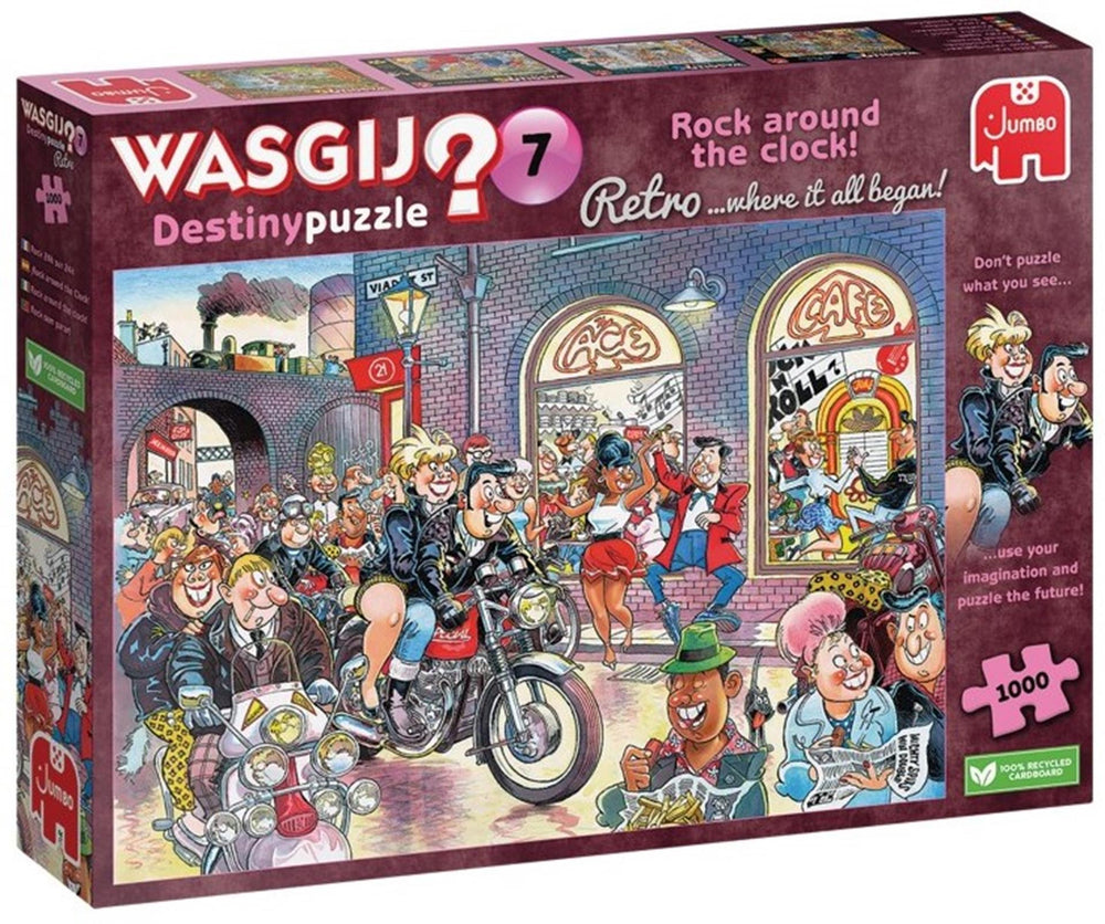 Wasgij Retro Destiny 7 - Rock de klok rond!, 1000st.