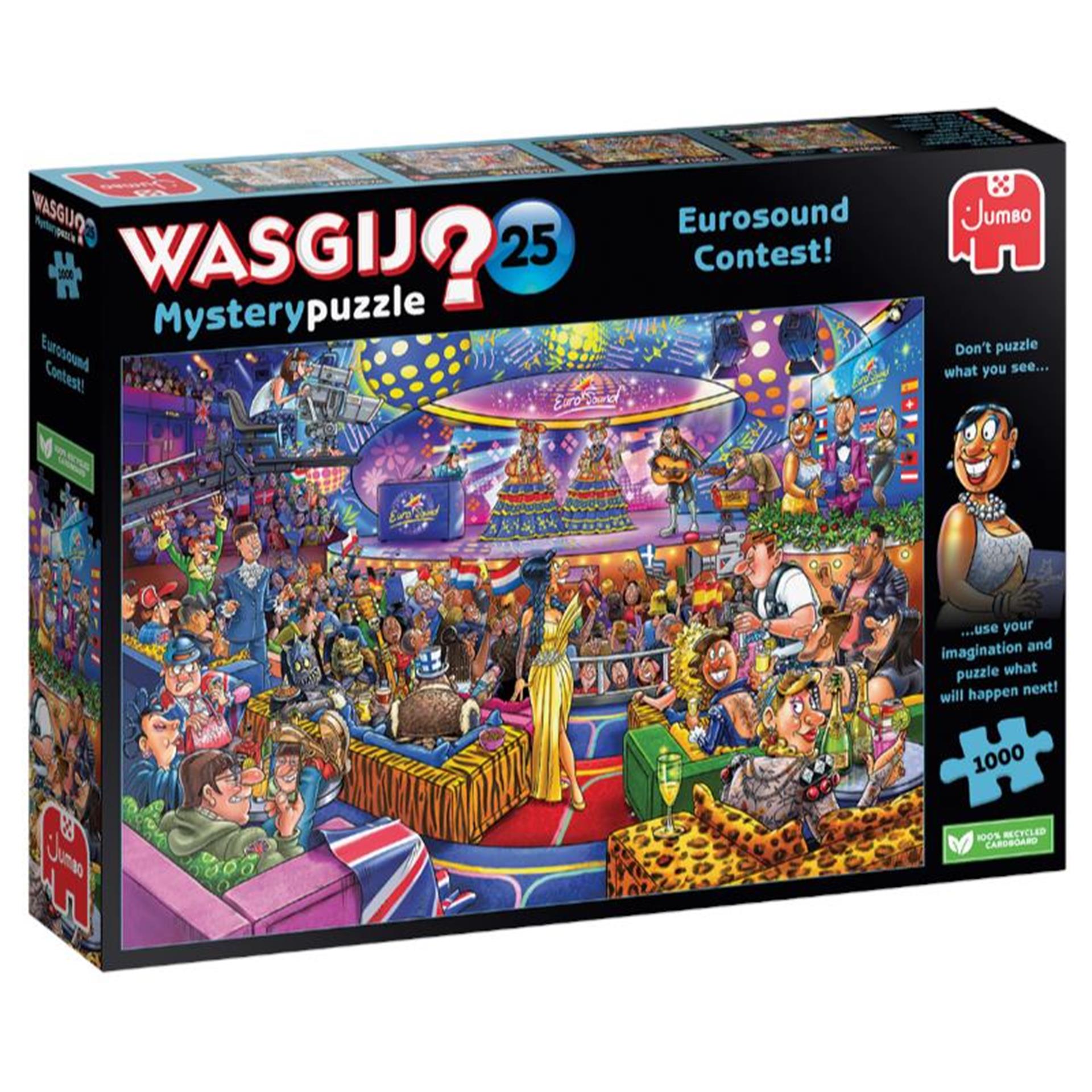 Wasgij Mystery 25 - Eurosound Wedstrijd! Puzzel, 1000ste.