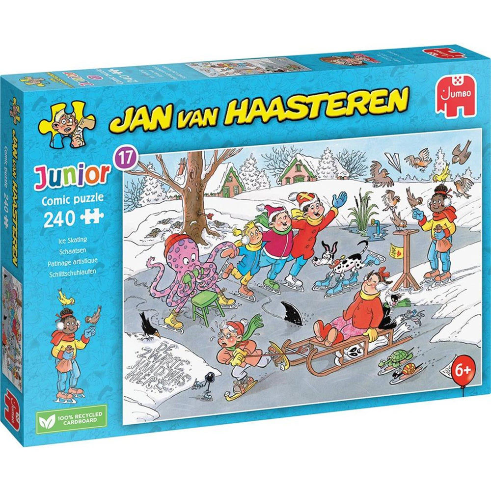 Jumbo jan van haasteren junior schaatsen (240 stukjes) fsc mix 70%