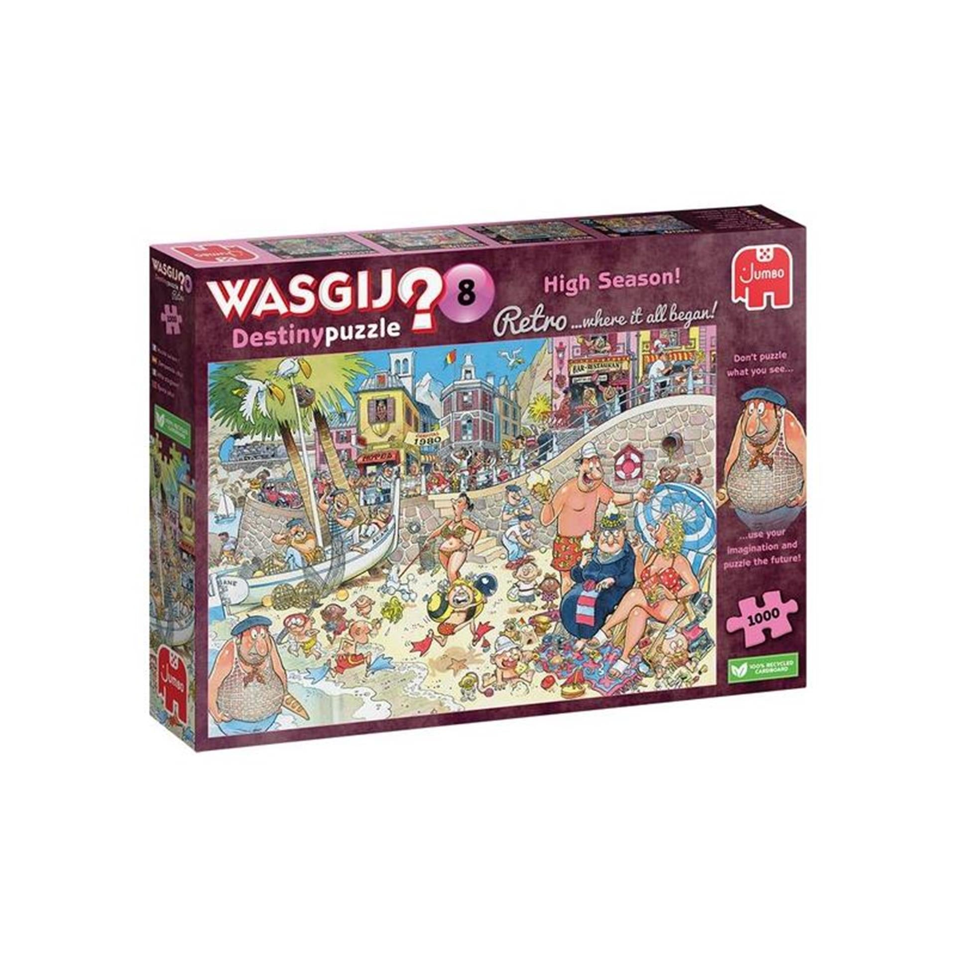Jumbo wasgij puzzel retro destiny 8