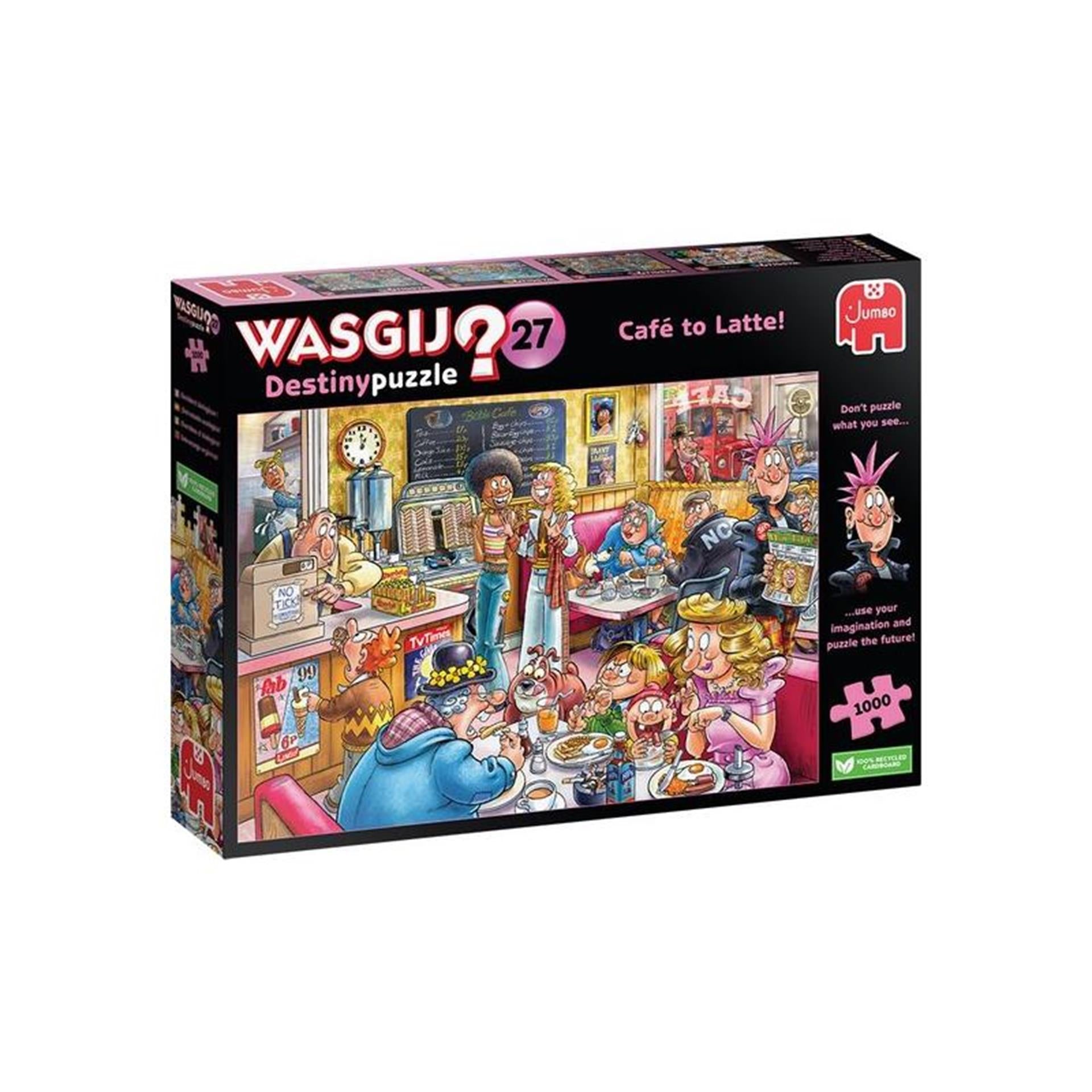 Jumbo wasgij destiny 27 legpuzzel - de koffieshop!, 1000st.