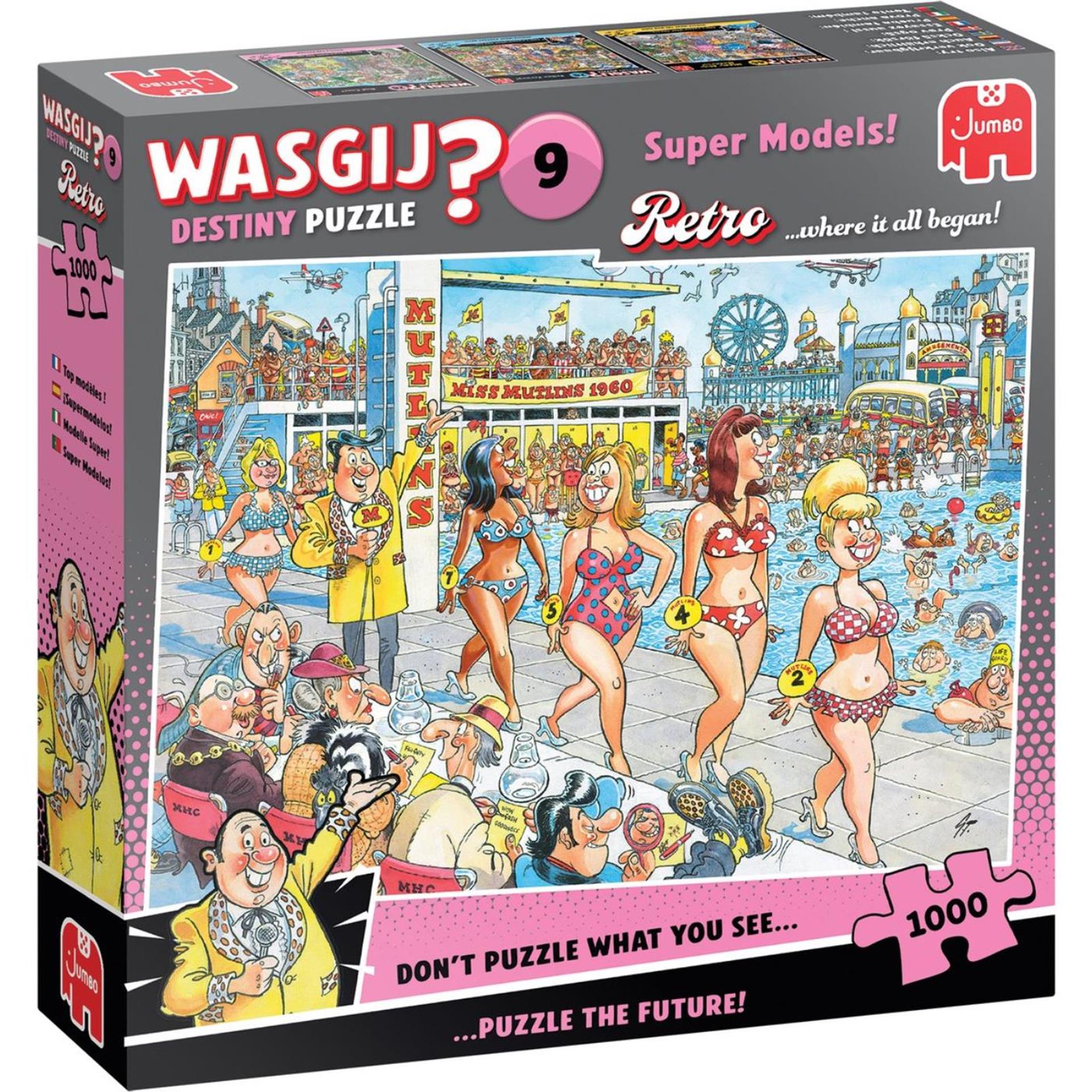 Waspuzzel retro topmodellen 1000 stukjes