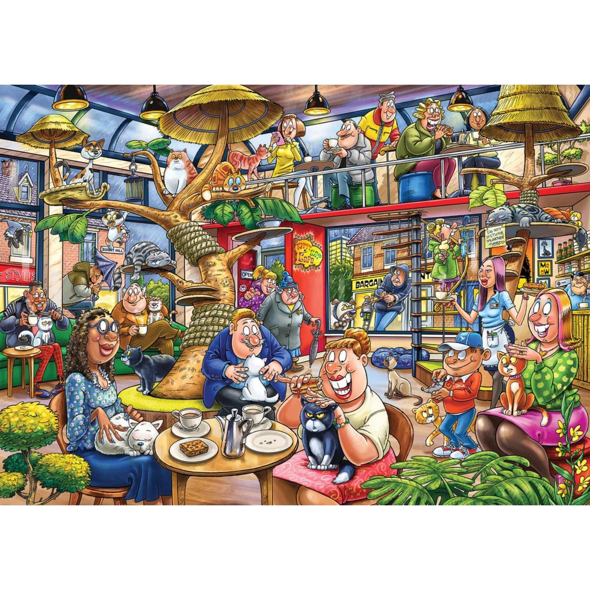 Jumbo wasgij mystery 28 - kat-en-muisspel, 1000st.
