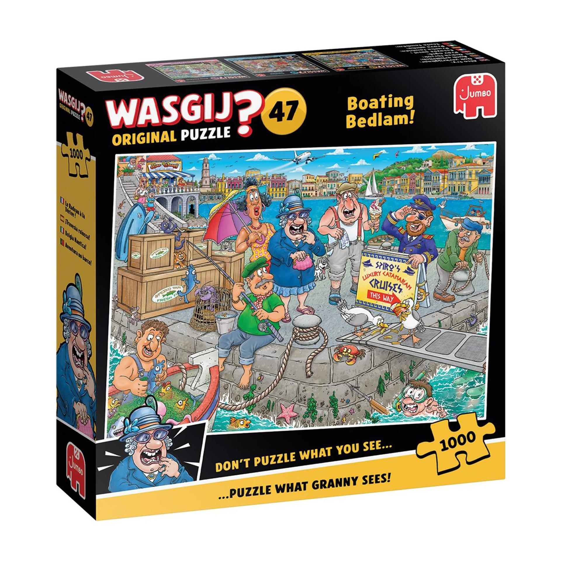 Jumbo wasgij original 47 - de boot in! - 1000 stukjes puzzel - legpuzzel