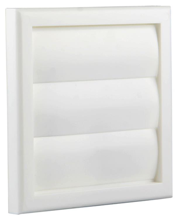 Renson 1006372 - dampkaprooster opbouw 733 pvc ral 9010 154x154mm | 2 stuks