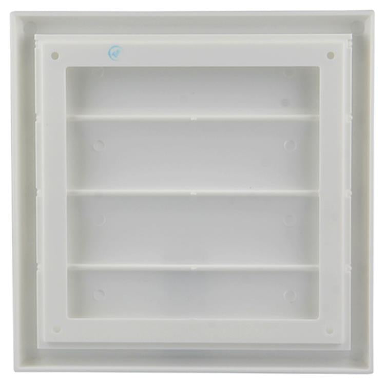 Renson 1006374 - dampkaprooster opbouw 733 pvc ral 9010 187x187mm | 2 stuks