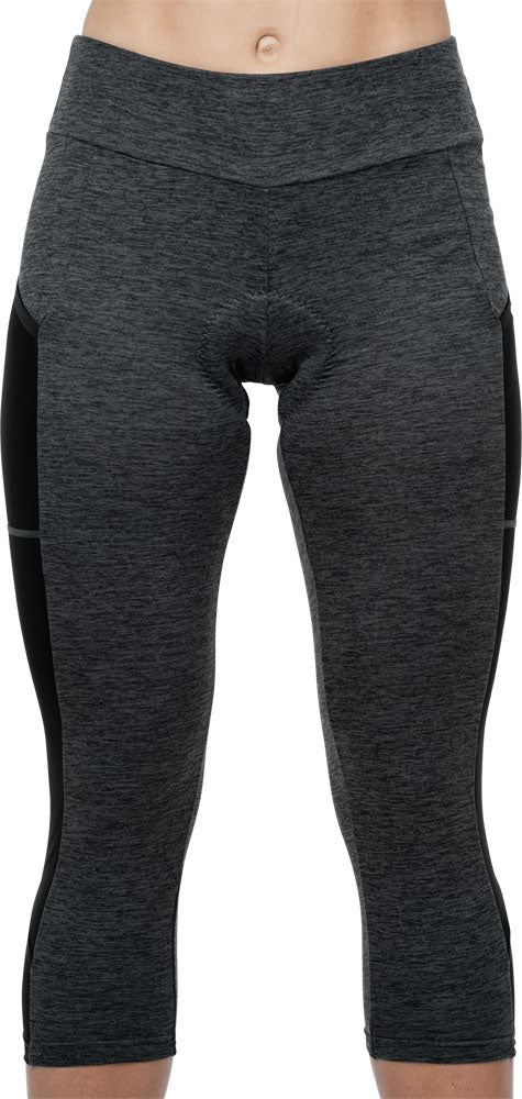 Cube atx ws cropped tights - women's bike pants with pad | xxxl