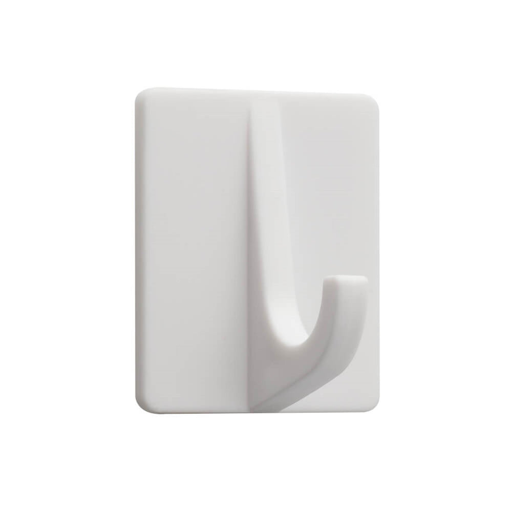 Tiger baseline plakhaak rechthoek kunststof wit set a 4 stuks 32x42x31mm