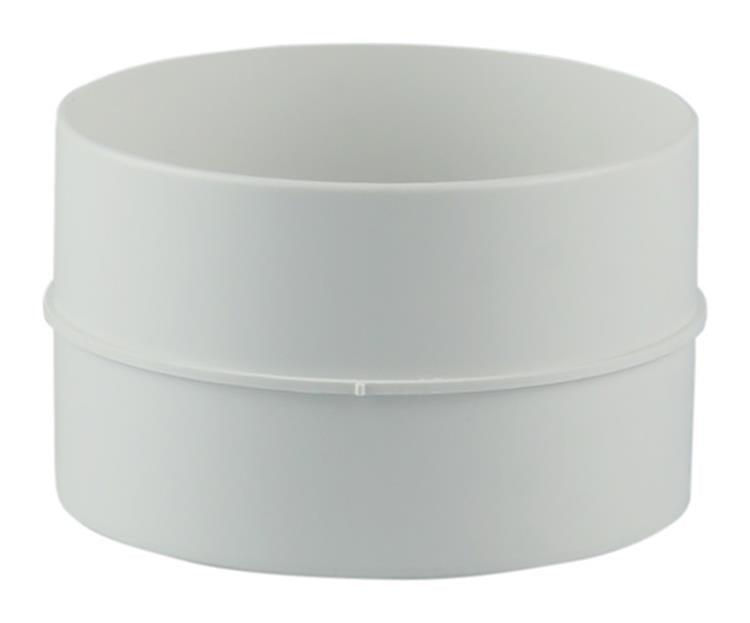 Renson 1006395 - pvc verbindingsstuk 7006 wit ø 100 | 4 stuks