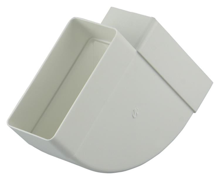 Renson 1006405 - pvc hoekverbinding hor.90° 7016 wit 110x55mm | 3 stuks