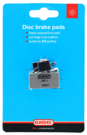 Elvedes schijfremblokset - shimano - organische compound (resin) - 1 paar