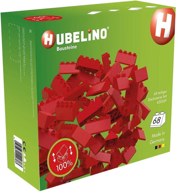 Hubelino Roof Tile Block Set - 68 pcs.