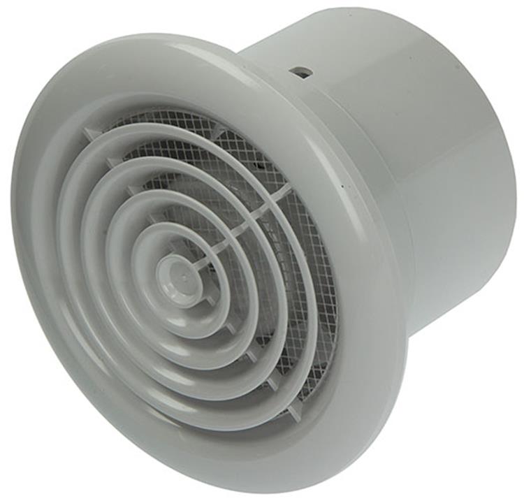 Renson 1006439 - mechanische ventilator rond st. 7131 r wit ø 100 | 2 stuks