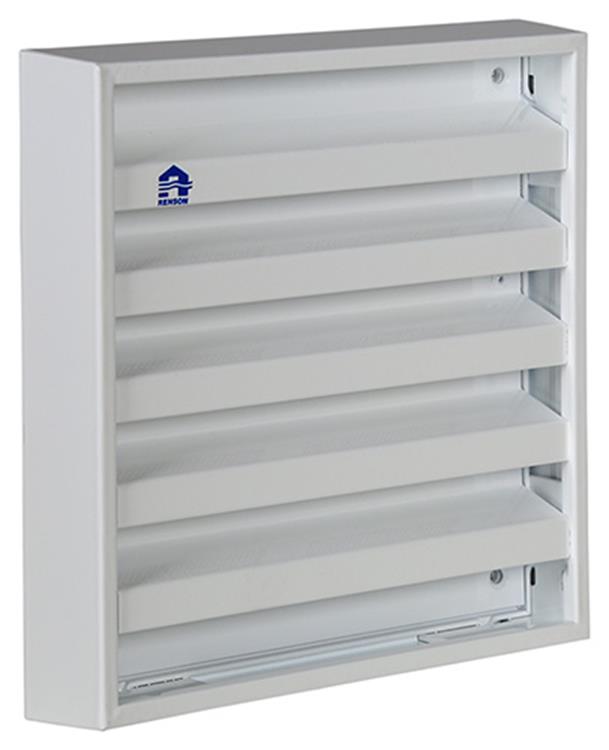 Renson 1013926 - opbouw muurrooster alu wit 431 165x165mm | 2 stuks