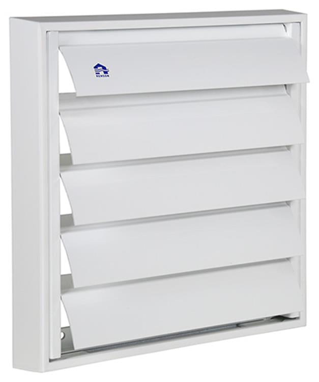 Renson 1013879 - lamellenrooster alu wit 433 210x210mm | 2 stuks