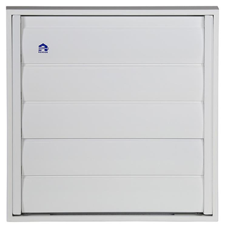 Renson 1013879 - lamellenrooster alu wit 433 210x210mm | 2 stuks