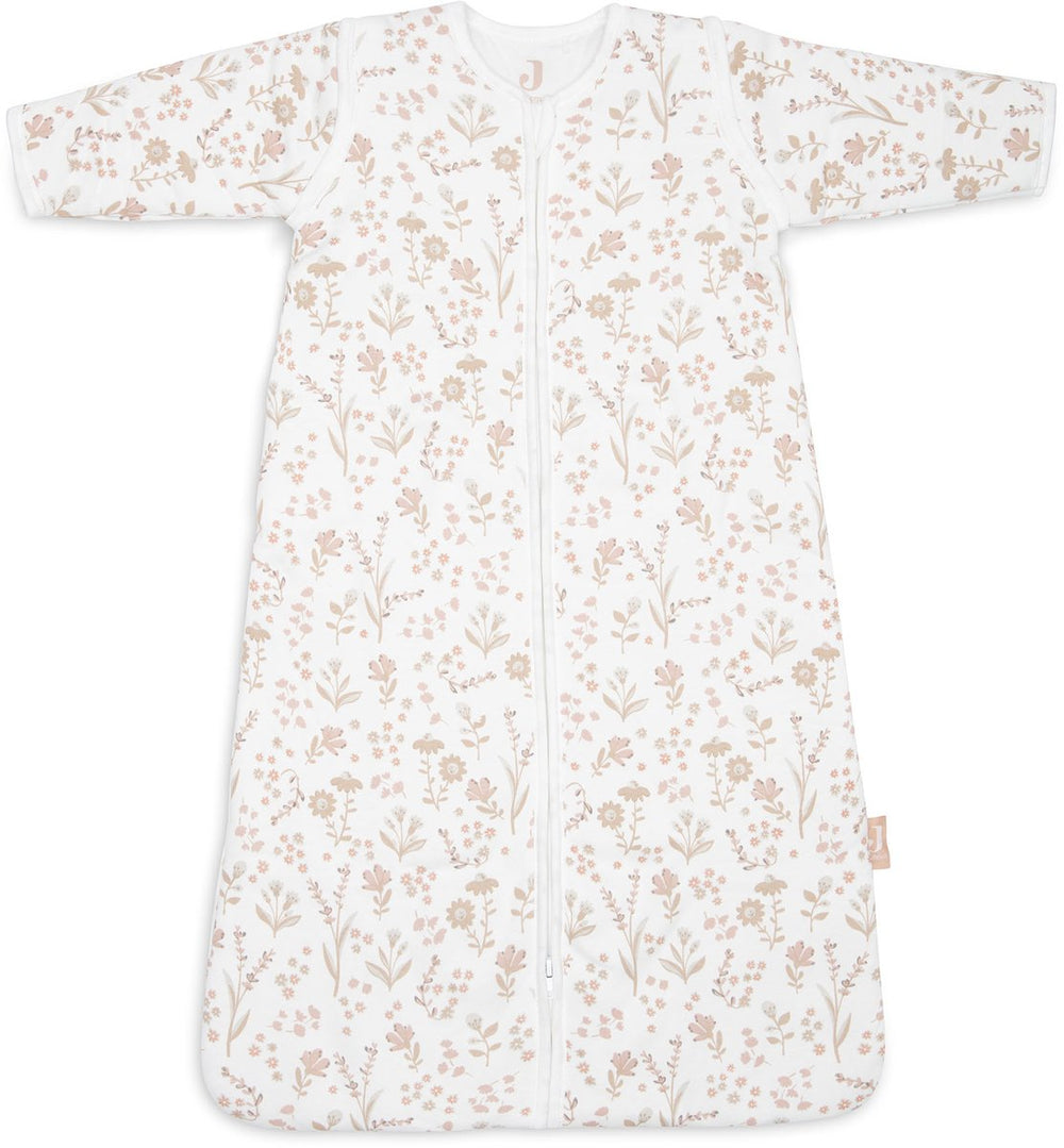 Jollein slaapzak baby met afristbare mouw 90cm - bloomy