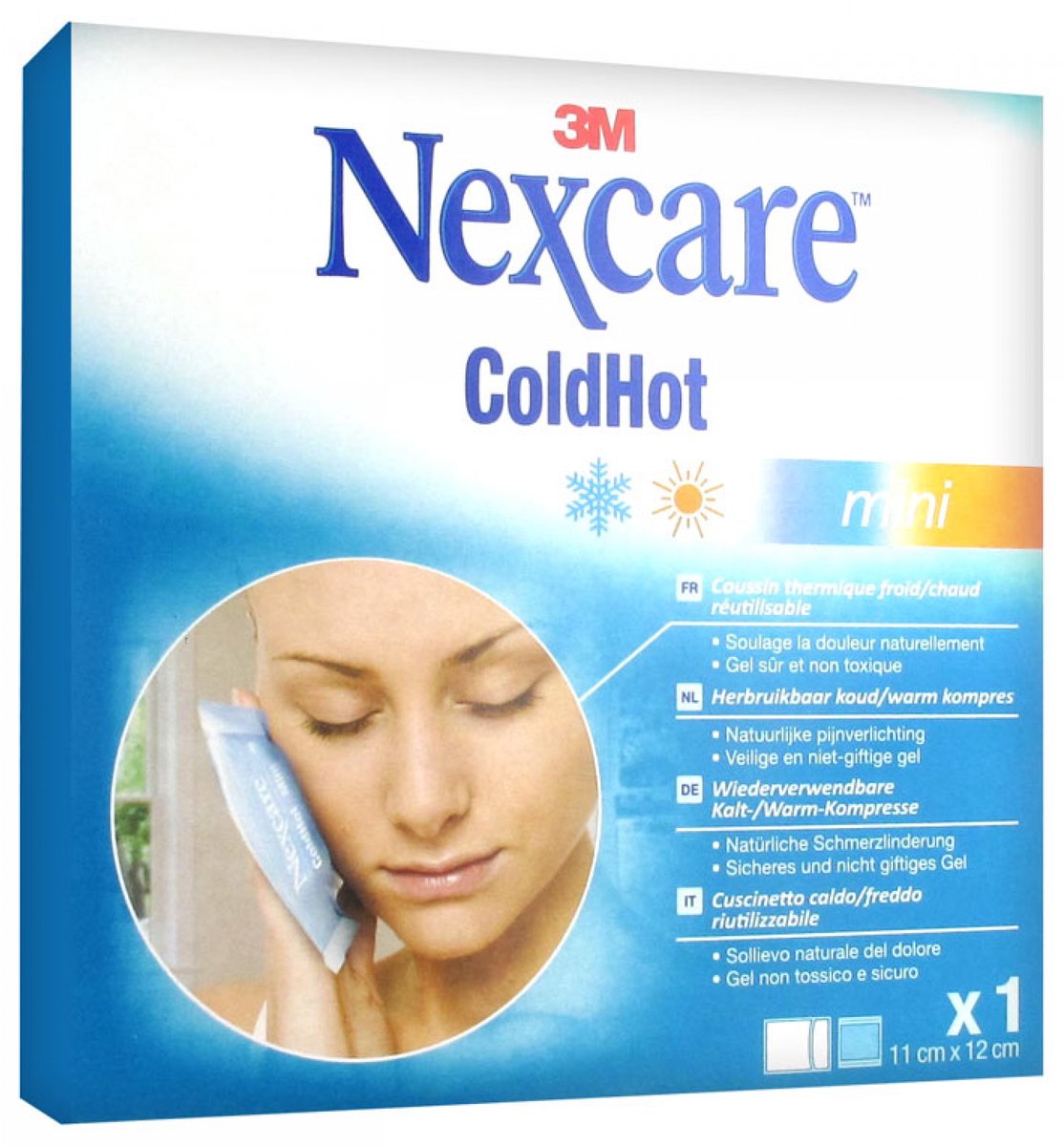 Nexcare ™ coldhot mini gelkompres, 110 x 120 mm