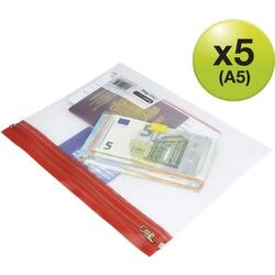 Gripzakken rapesco 1507 a5 kleurassortiment