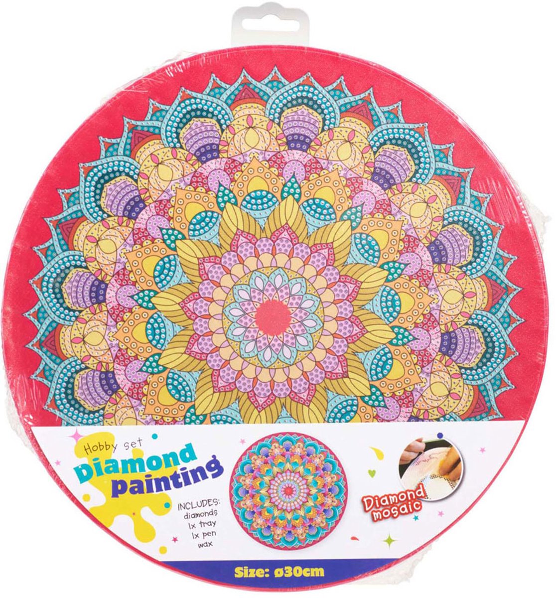 Diamond painting mandala, 30cm