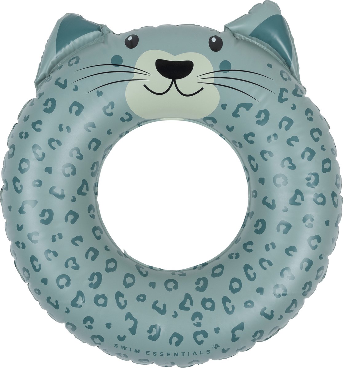 Swim essentials zwemband - 55 cm - green leopard animal