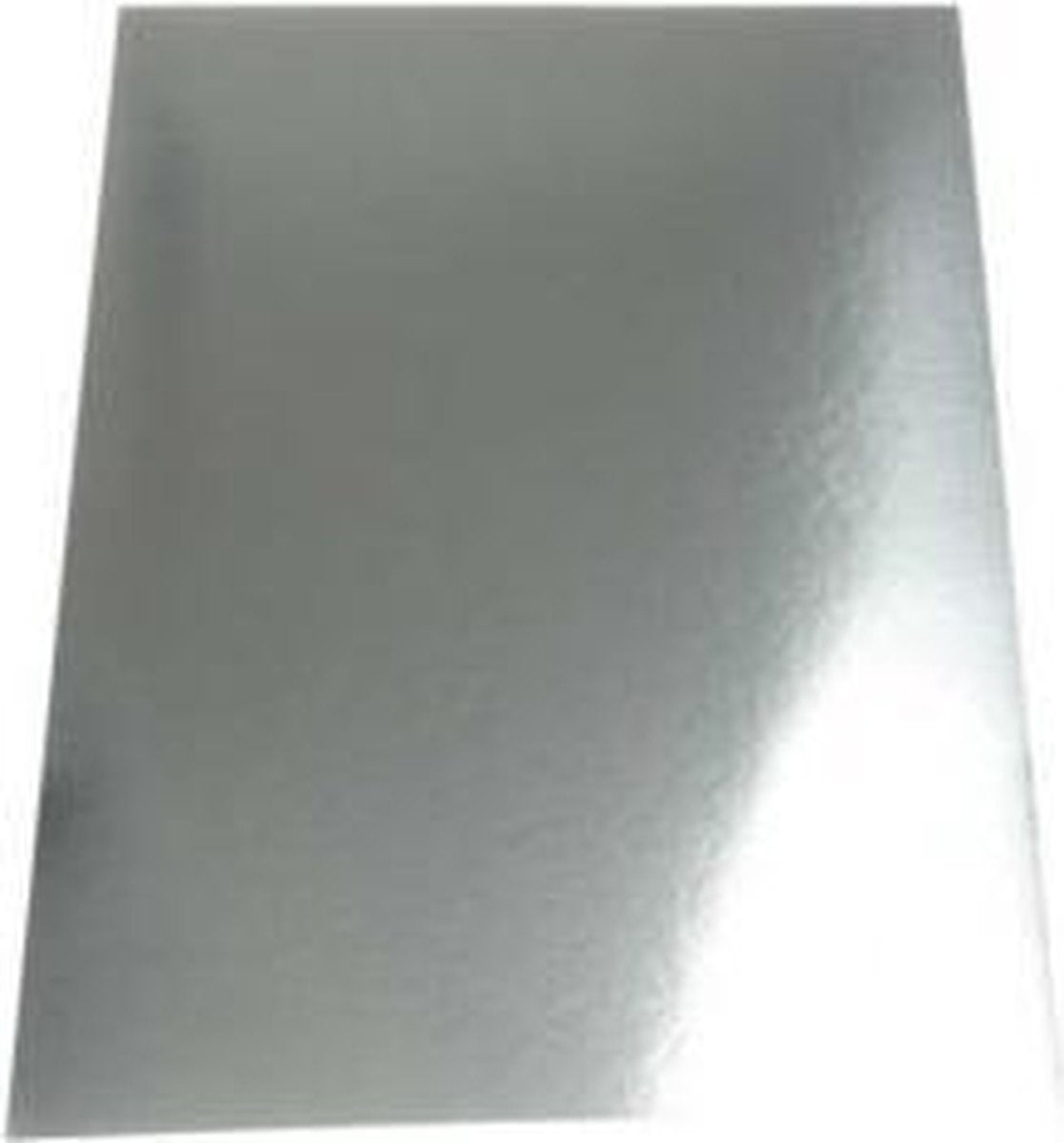 Creativ company metallic foliekarton a4 zilver 10 vel