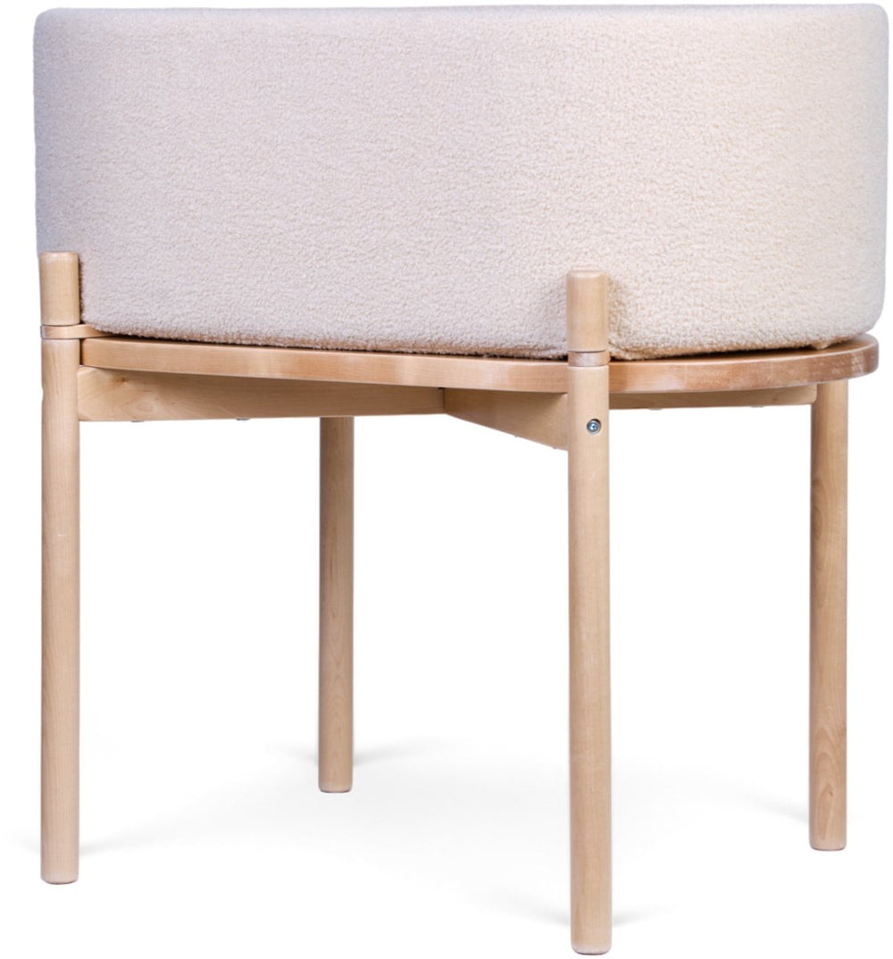 Childhome teddy wieg – 2-in-1 babywieg en kindertafel – ecru – inclusief matras – 79x45x82 cm