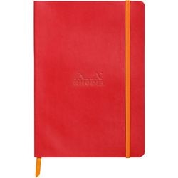 Notitieboek rhodia 117413c niet geperforeerd rood