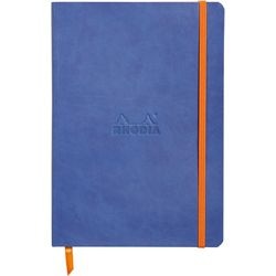 Notitieboek rhodia 117408c niet geperforeerd blauw