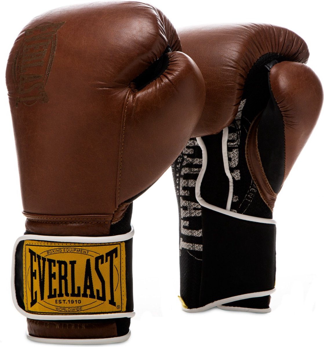 Everlast 1910 classic training bokshandschoenen - vintage bruin - 12 oz