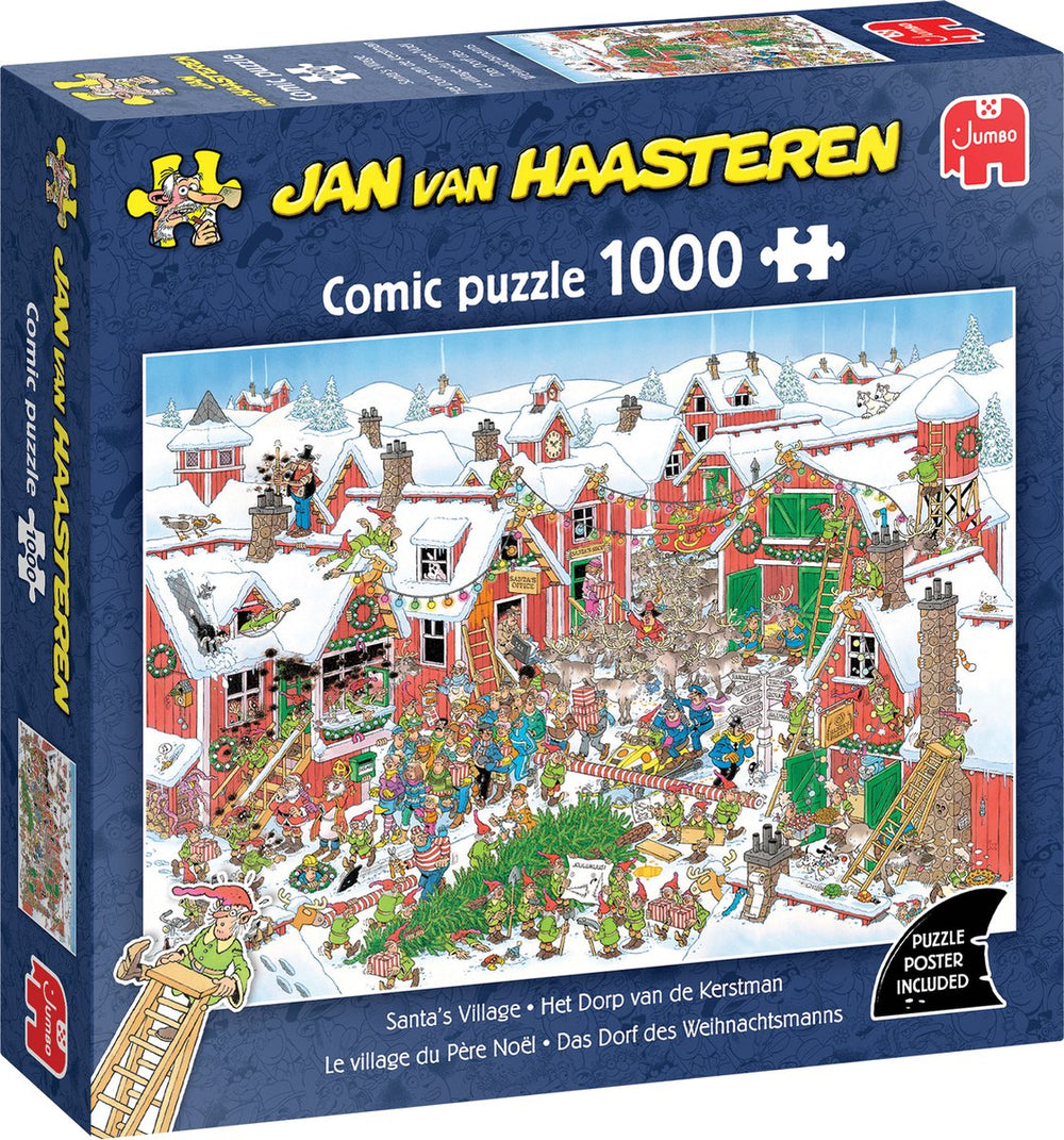 Jumbo Puzzel Jan Van Haasteren Het Dorp Van De Kerstman 1000 Stukjes