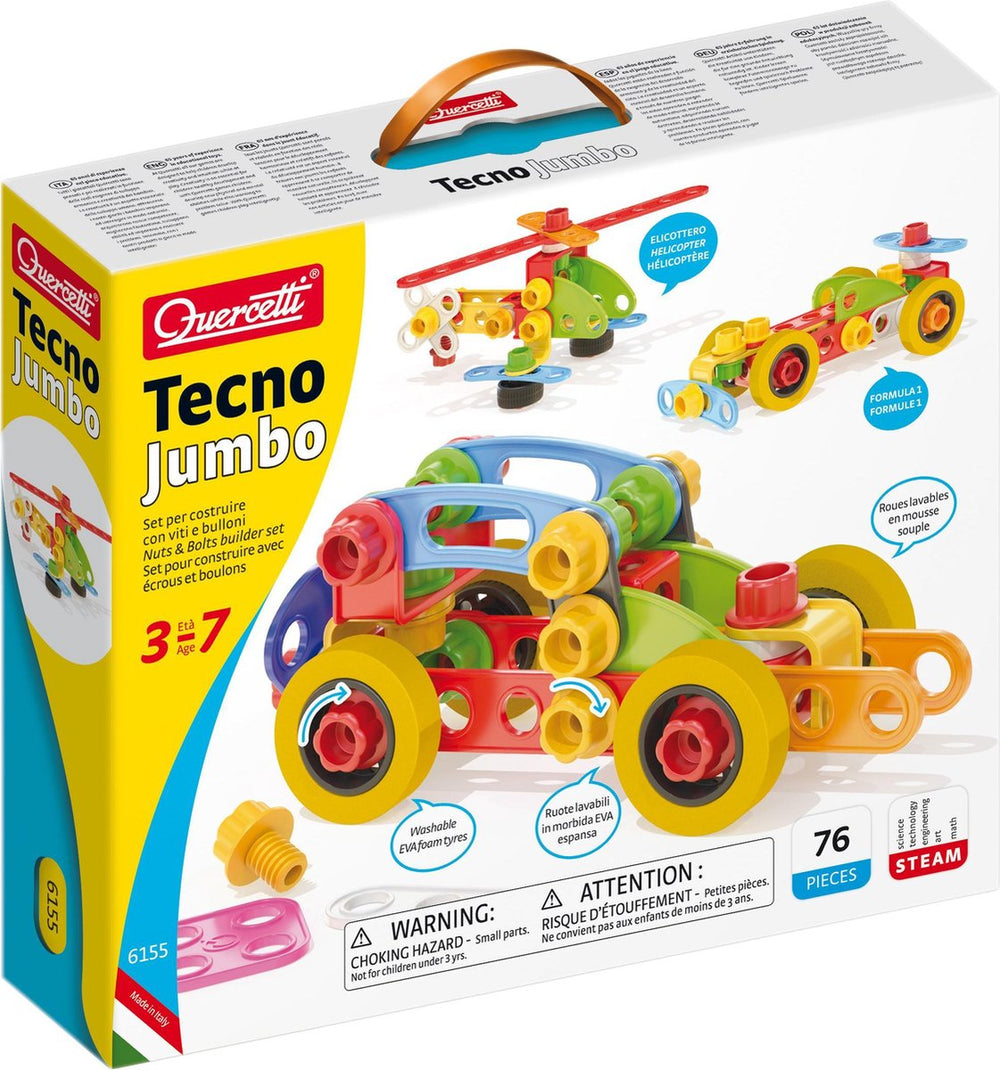 Quercetti techno jumbo, 72dlg