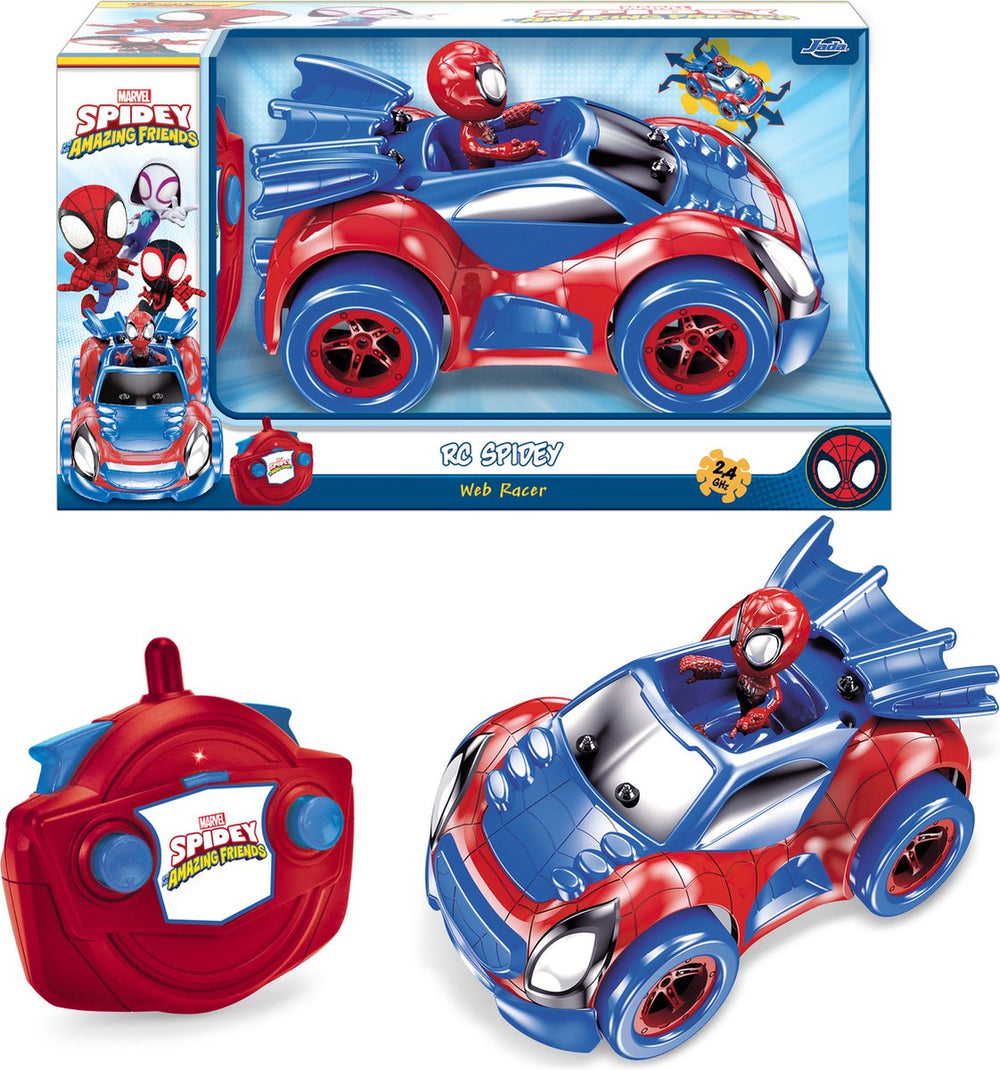 Dickie jada rc spidey web racer bestuurbare auto
