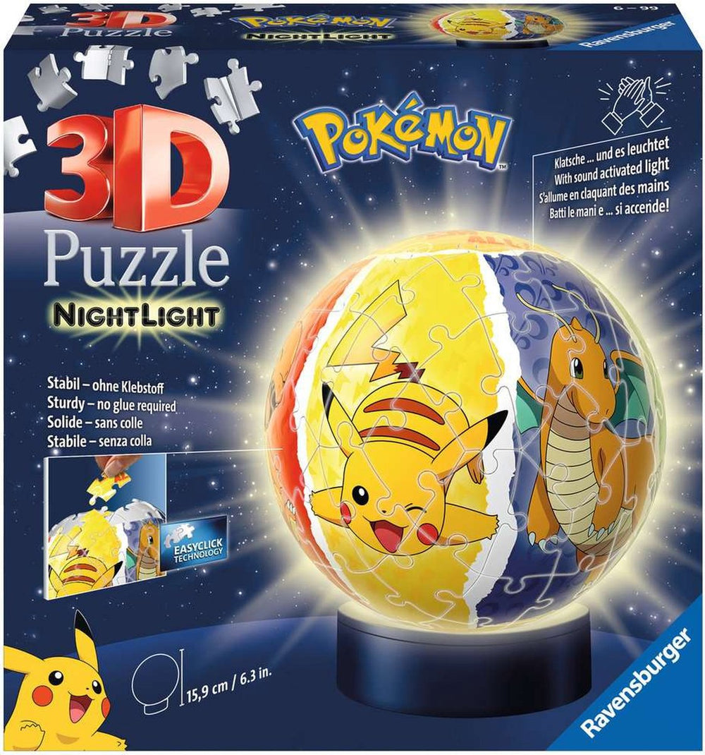 Ravensburger Pokémon with lights - 3D puzzle - 72 pieces