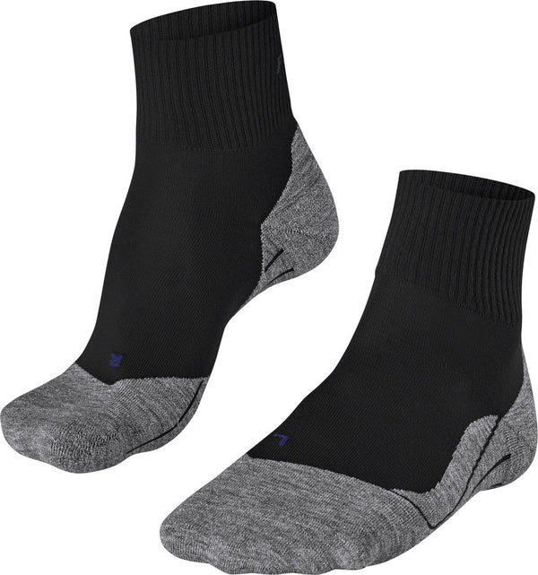 Falke tk5 cool short anti-blaar dun lyocell functioneel materiaal wandelsokken heren zwart - maat 42-43