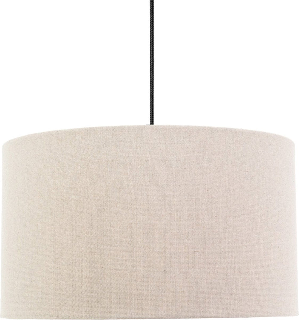 Eglo feniglia hanglamp - e27 - ø 38 cm - beige|zwart - linnen
